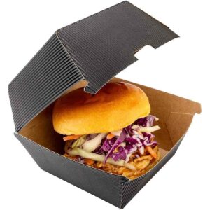 Black Burger Boxes