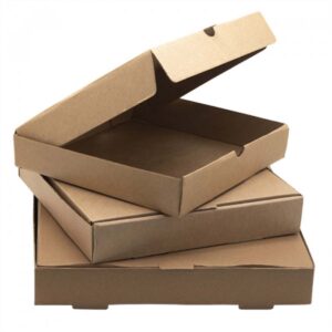 Brown Pizza Boxes