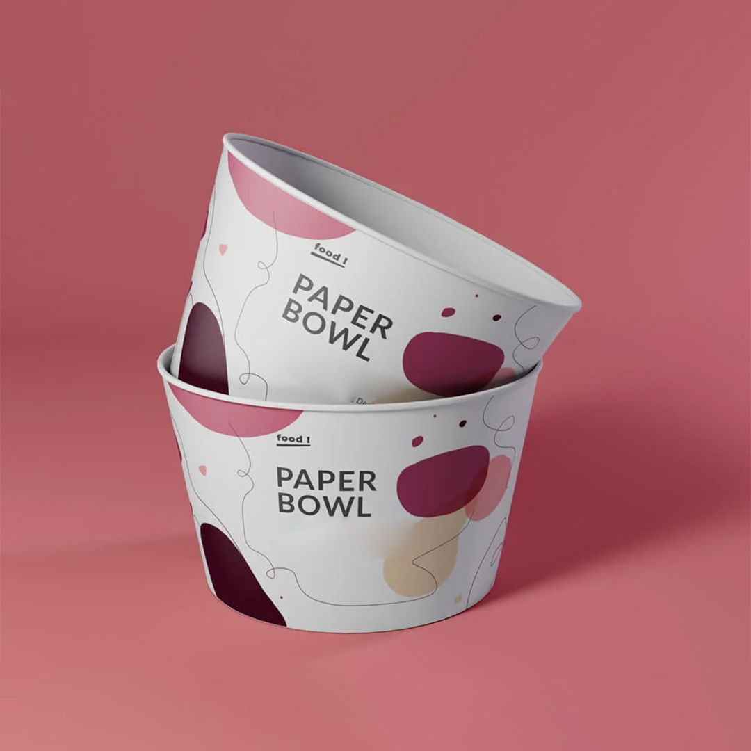 Bowl paper cups packaging
