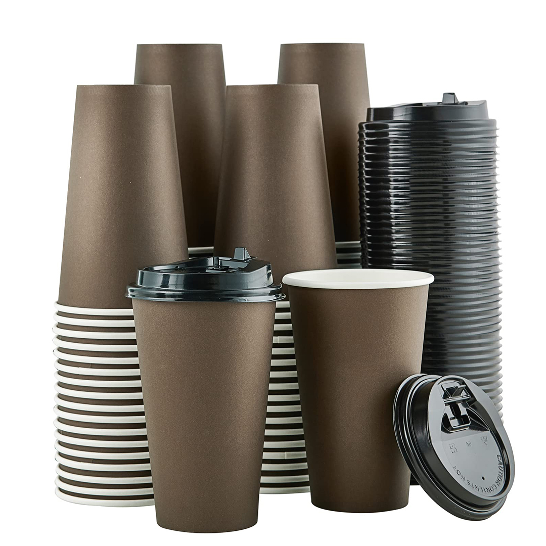 Brown paper cups