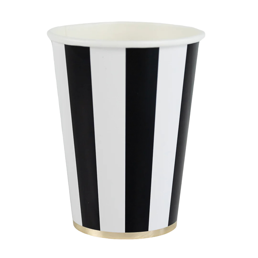 Custom Black paper cups packaging