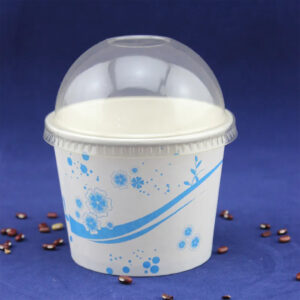 Ice Cream Paper Cups With Lids