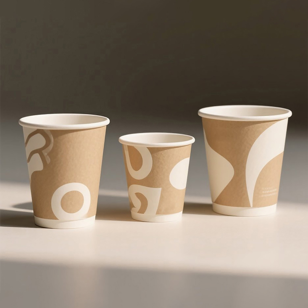 Custom Paper cups for hot drinks packaging