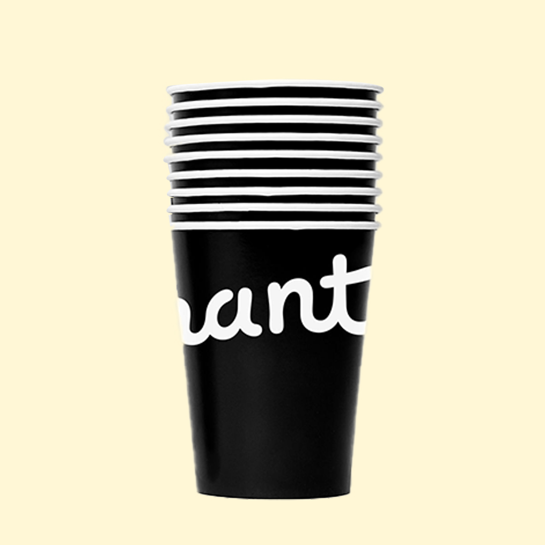 Logo paper cups packaging