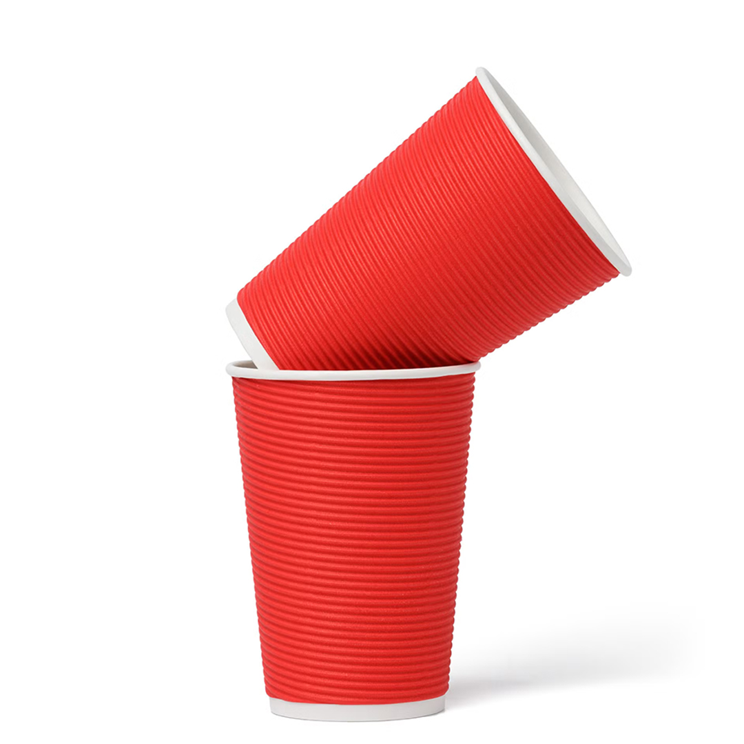 Red paper cups